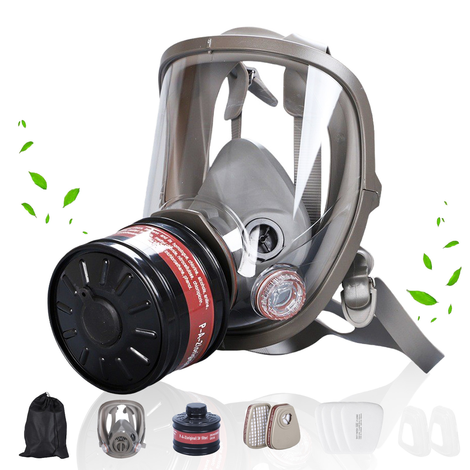 Anti Pollution Mask - Full Face Gas Masks Survival Chemical
