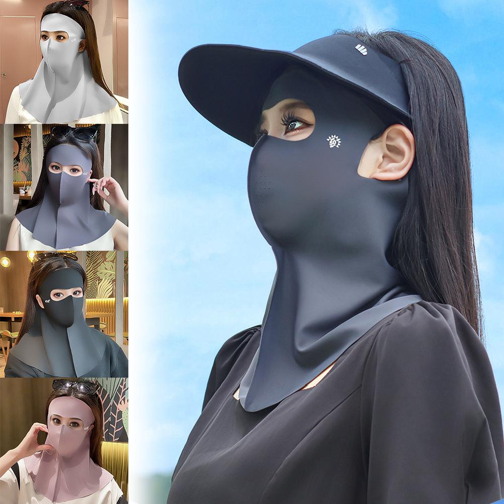 Sports Mask Breathable - Full Face Neck Gaiter Ice Silk