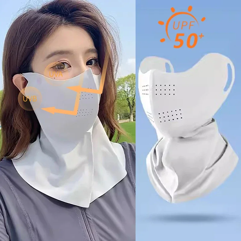 Sports Mask Breathable - UV Protection Ice Silk Face Mask