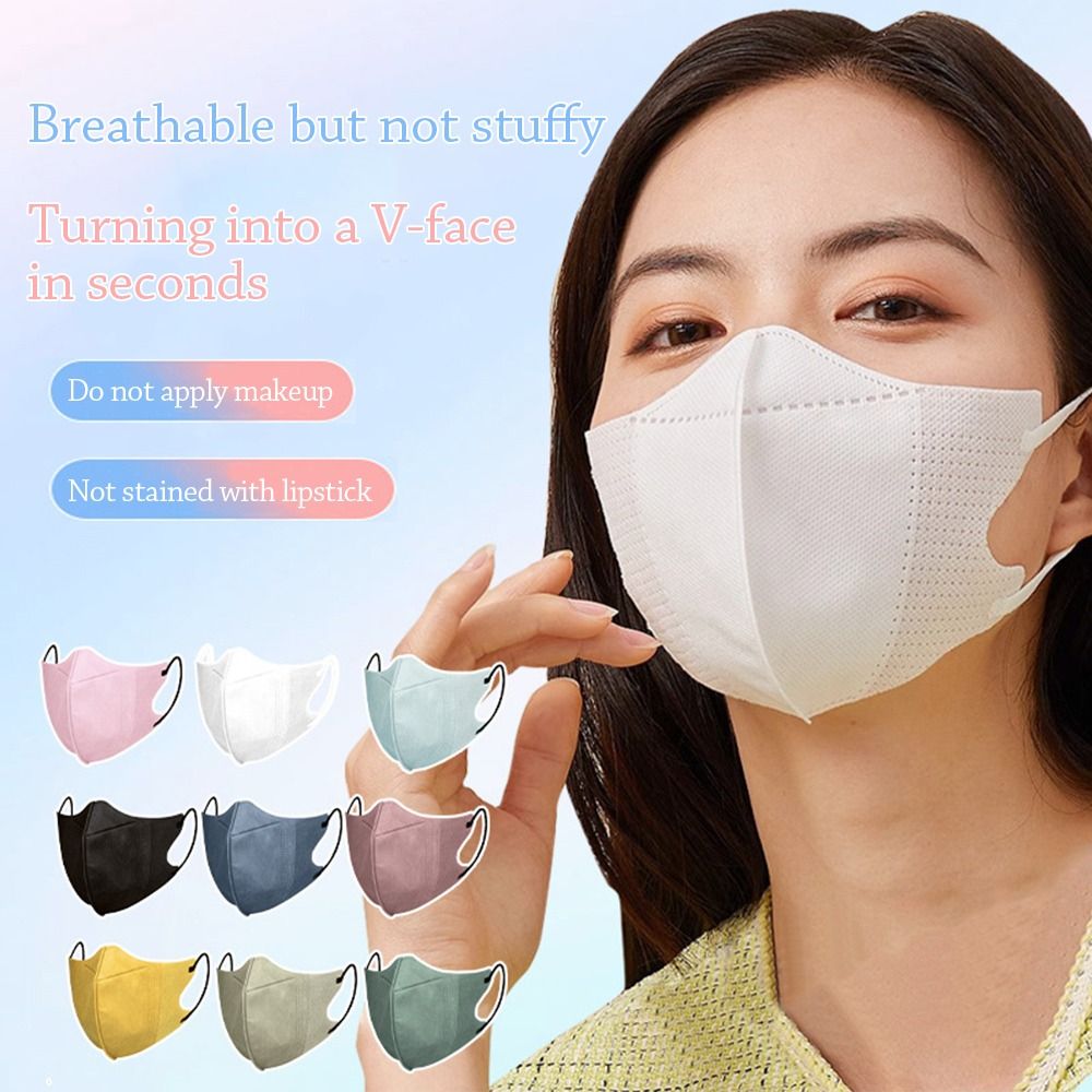 Sports Mask Breathable - 10Pcs Hot Sale Nonwovens Fish Mask
