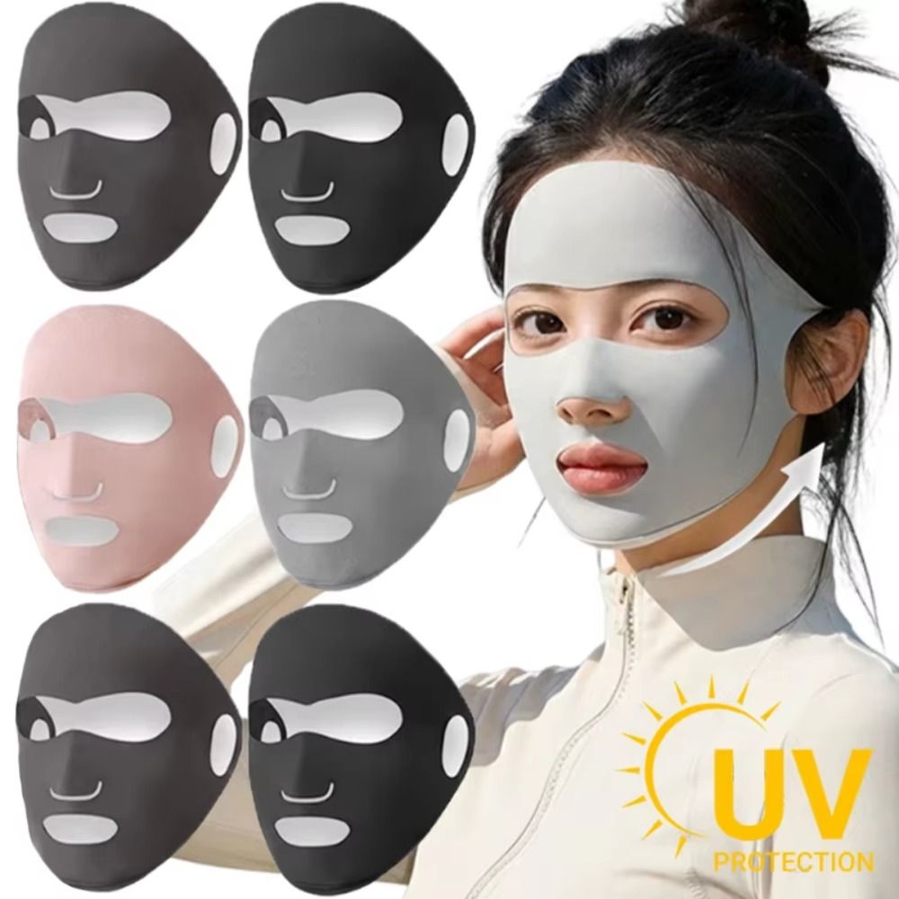 Cool Ice Silk Sun Protection M - Sports Mask Breathable ulasan dan harga