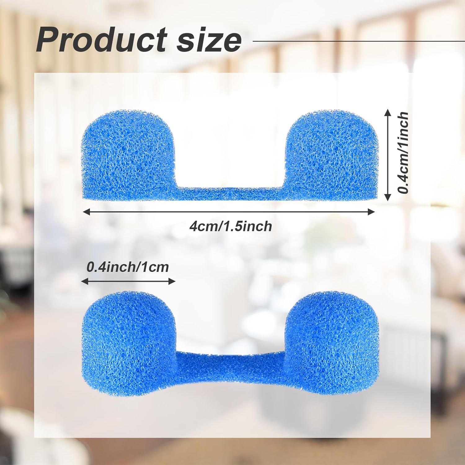 Blue Disposable Sponge Nose Fi - Disposable Mask Blue ulasan dan harga