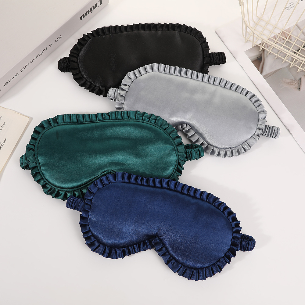 1pcs Premium Silk Eye Mask wit - Mask Lanyard Adjustable ulasan dan harga