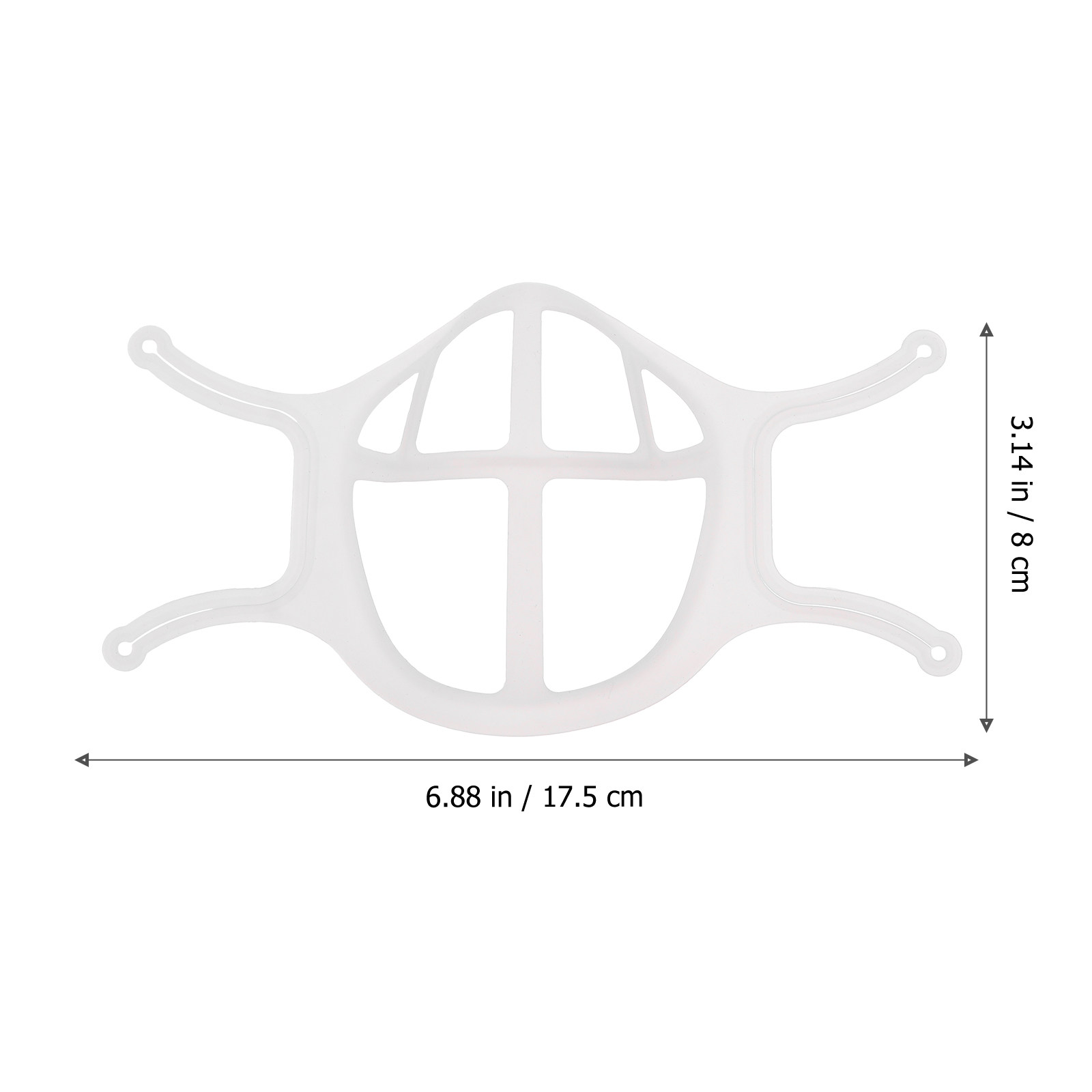5Pcs Premium Food Grade Silico - Silicone Mask Bracket ulasan dan harga
