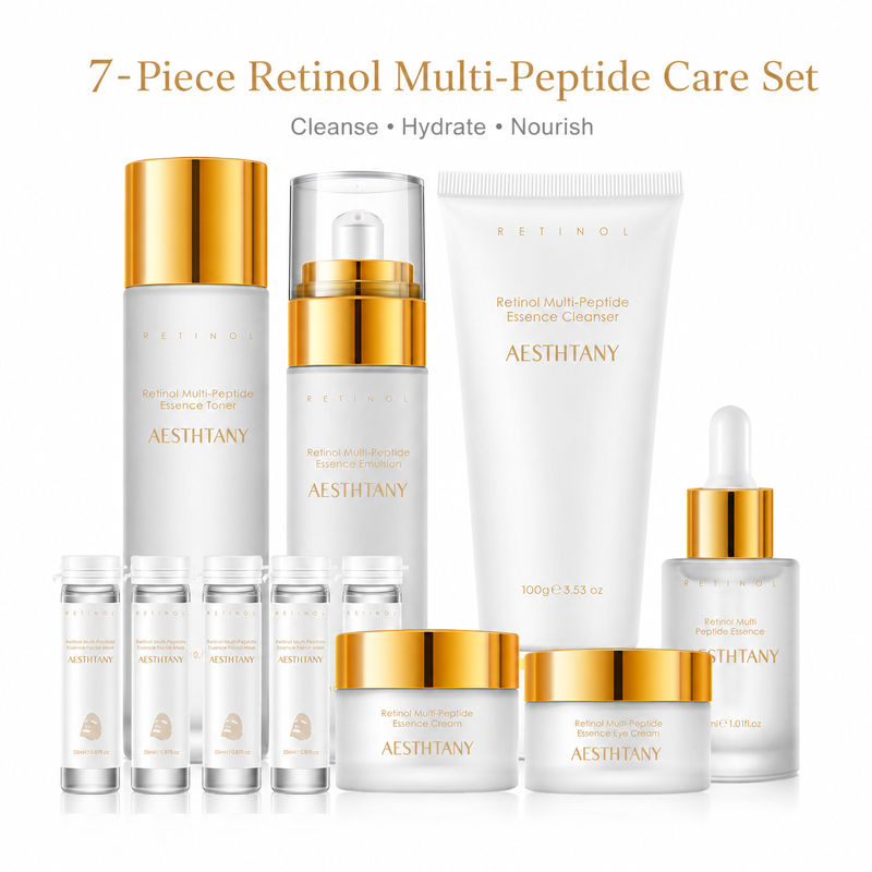 7PCS Retinol Multi-Peptide Ski - Face Mask Storage Box ulasan dan harga