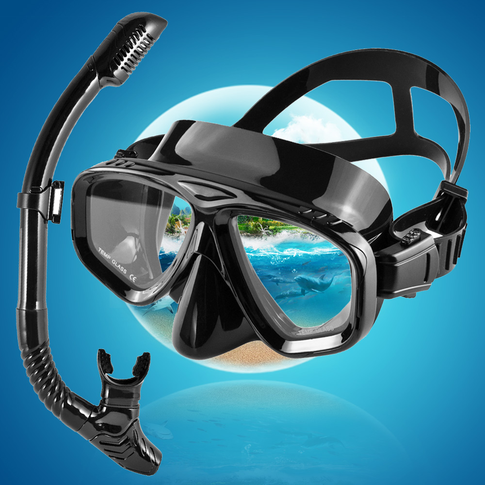Dry Snorkel Set Diving Mask Pr - Anti Pollution Mask ulasan dan harga