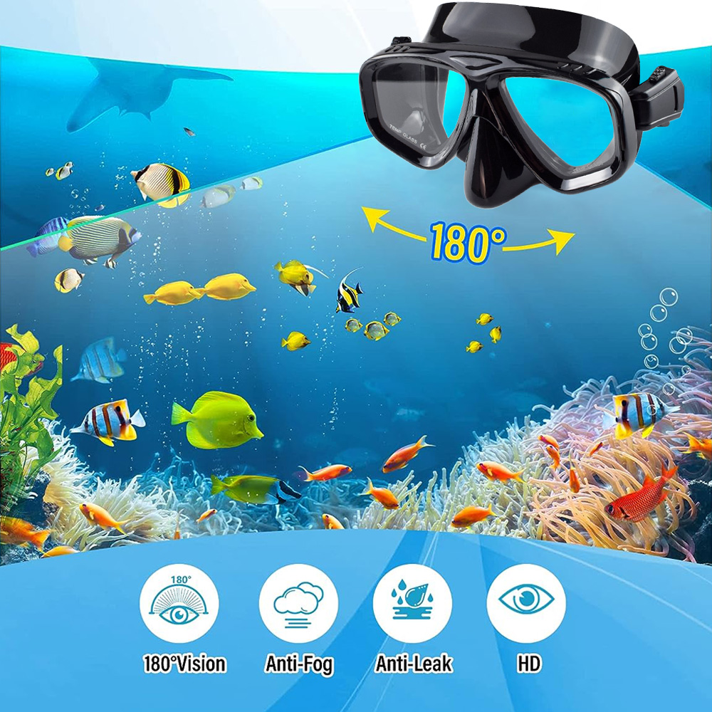 Dry Snorkel Set Diving Mask Pr - Anti Pollution Mask ulasan dan harga