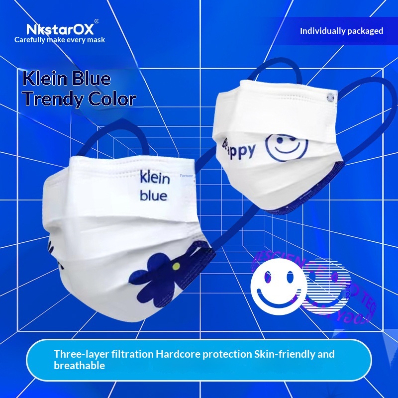 High value Klein blue disposab - Disposable Mask Blue ulasan dan harga