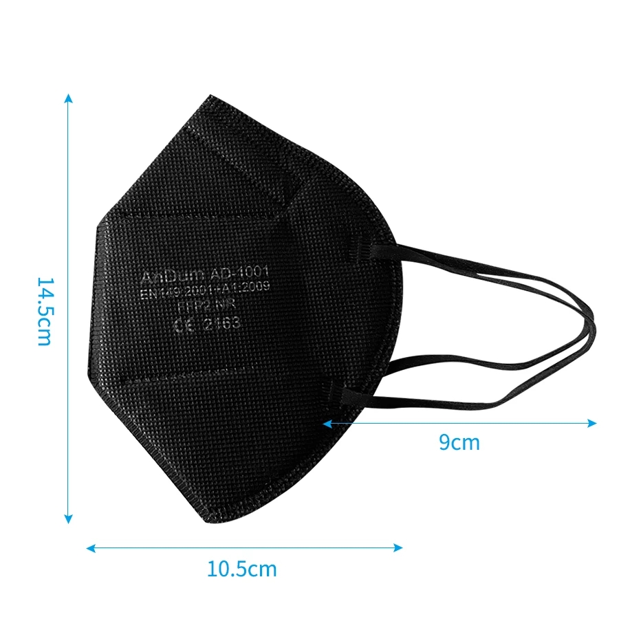 5PCS FFP2 Mask CE Approved Fil - Respirator Half Face ulasan dan harga
