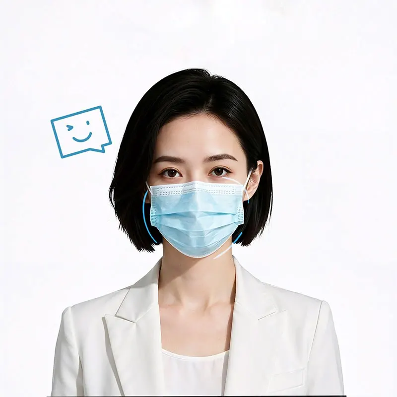 50pcs/100pcs/150pcs Premium Co - Disposable Mask Blue ulasan dan harga