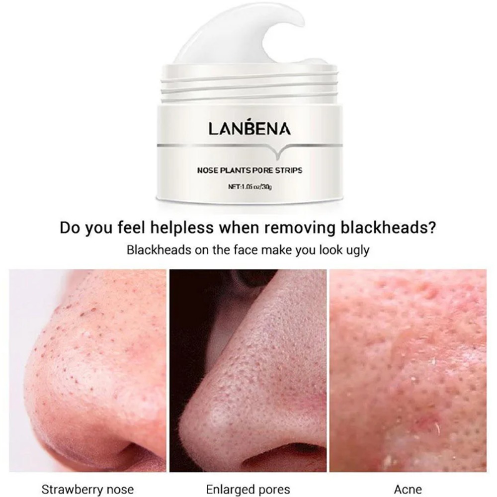 Nose Blackhead Remover Cream P - Black Face Mask Pack ulasan dan harga