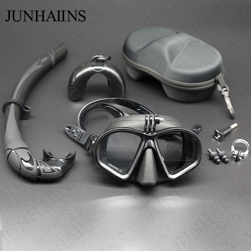 Wet Low Volume Diving Mask Tem - Black Face Mask Pack ulasan dan harga