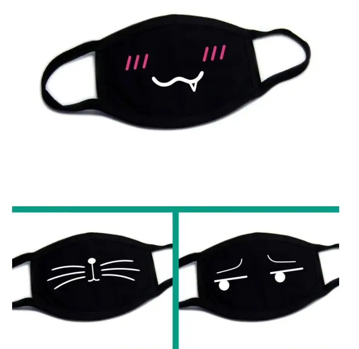Black Cotton Mask Unisex Winte - Respirator Half Face ulasan dan harga