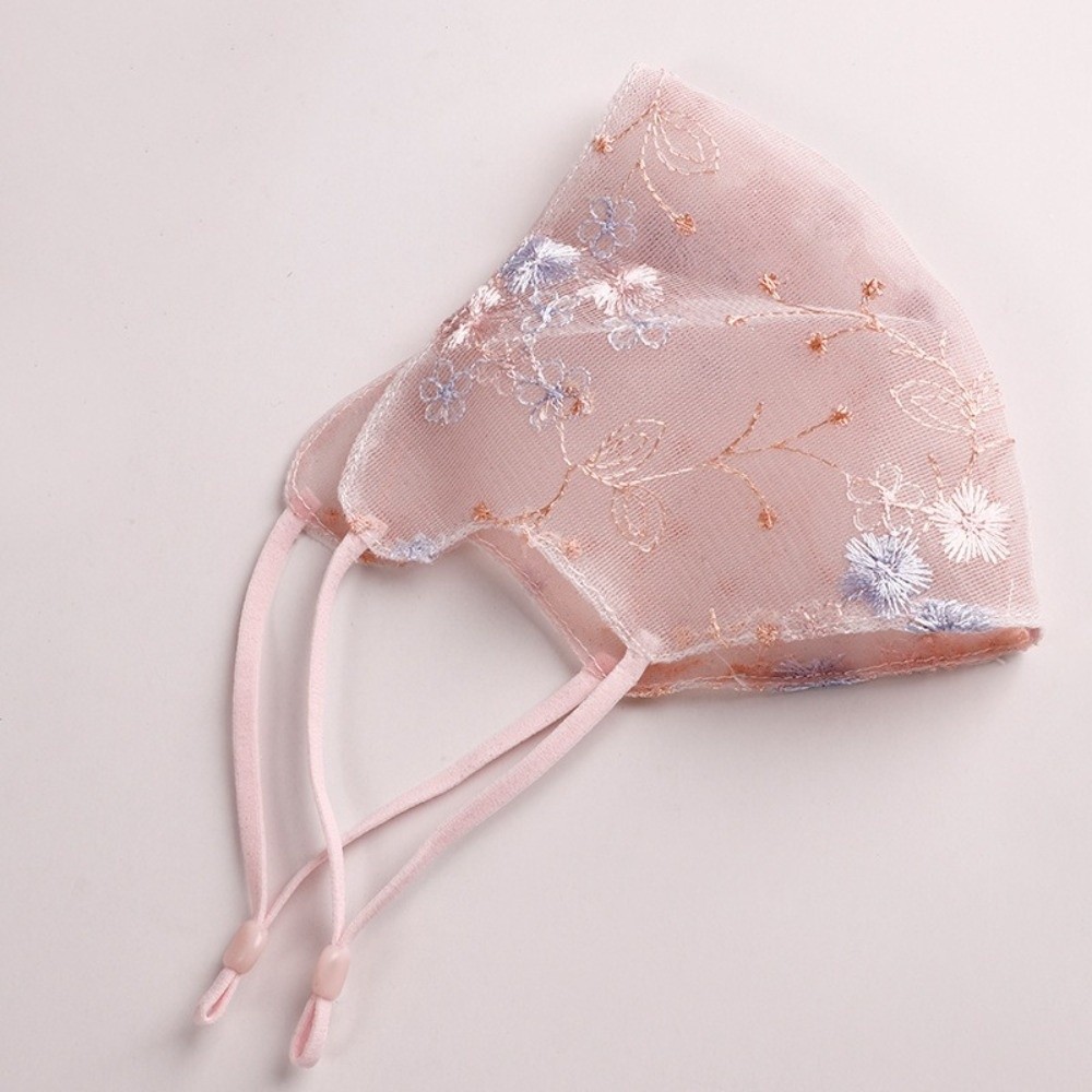 Classical Embroider Flower Vei - Cloth Face Mask Washable ulasan dan harga